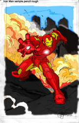 Iron Man Colouring