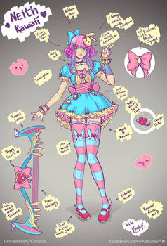 Harajuku Neith Kawaii Lolita Skin Concept