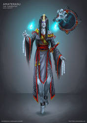 Amaterasu: The Tormented - Skin Concept for Smite