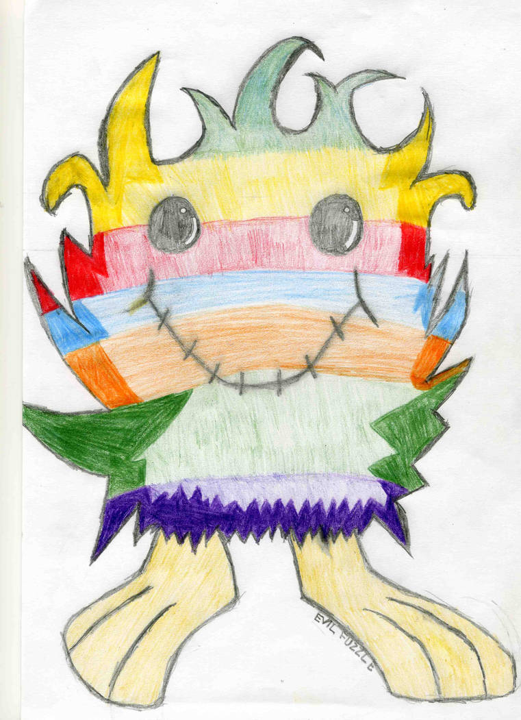 Fuzzee Drawing Fuzzle by PrincessVegeta on DeviantArt
