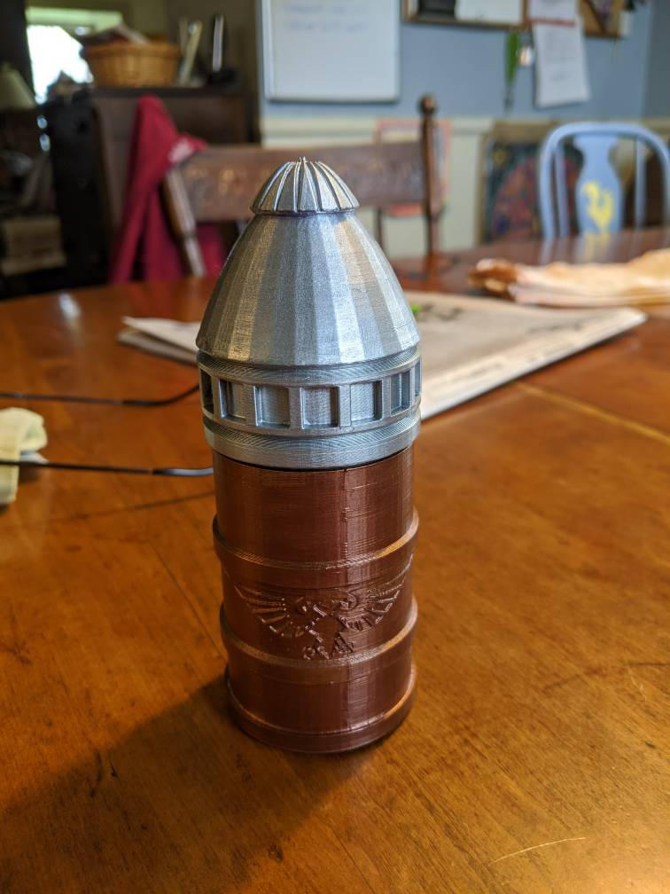 Bolter Shell 3D printed heavy bolter shell 40k by SucculentFruit13 on DeviantArt