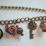 Steampunk charm bracelet 3