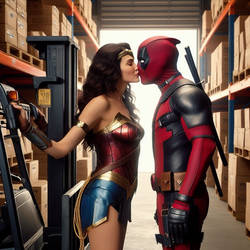 Wonder Woman meets Deadpool 1