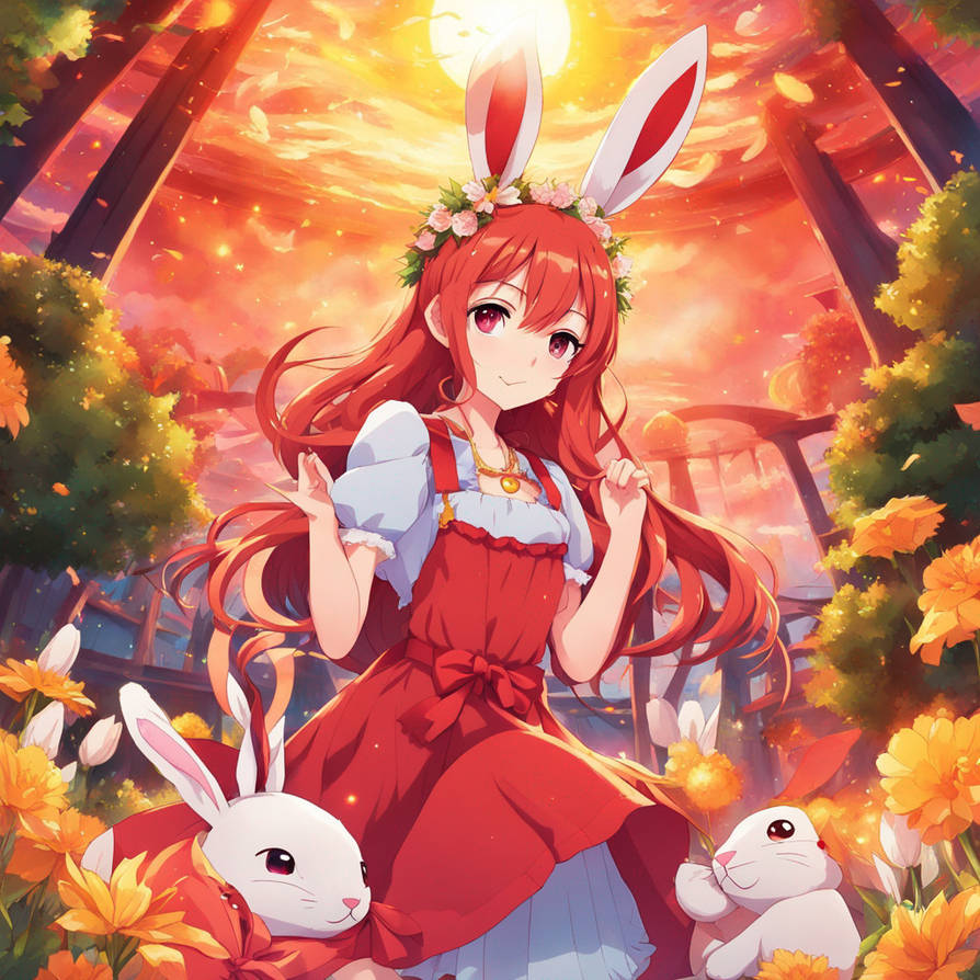 Fire Rabbit Character fire bunny by kirbyiscute123340 on DeviantArt