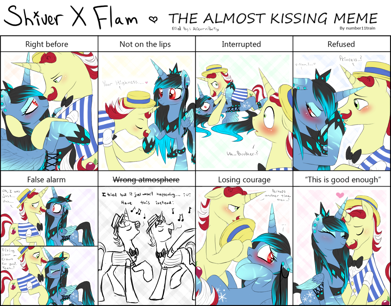 The Almost Kissing Meme - Flam X Shiver