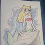 Clover as Ariel the little mermaid