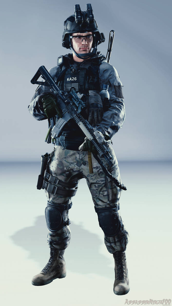 (Commission) US Army Ranger by AssassinNinja100 on DeviantArt