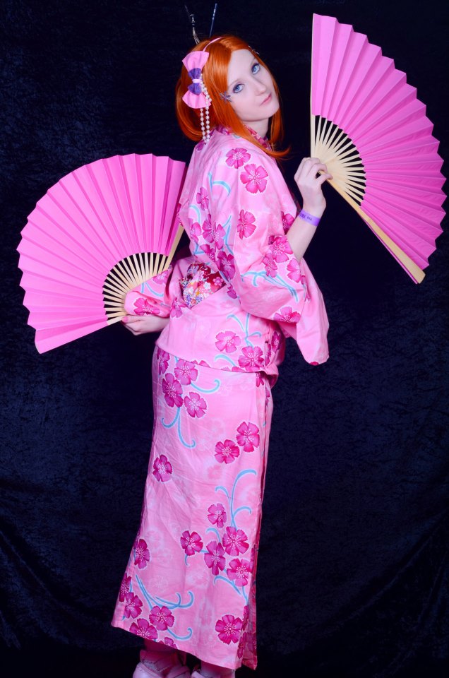 orihime cosplay kimono version 2 fan