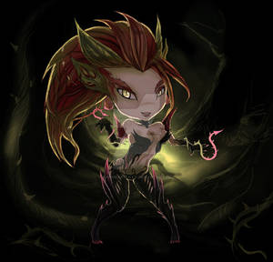 League Of Legends Zyra Chibi  By eollynheartilly