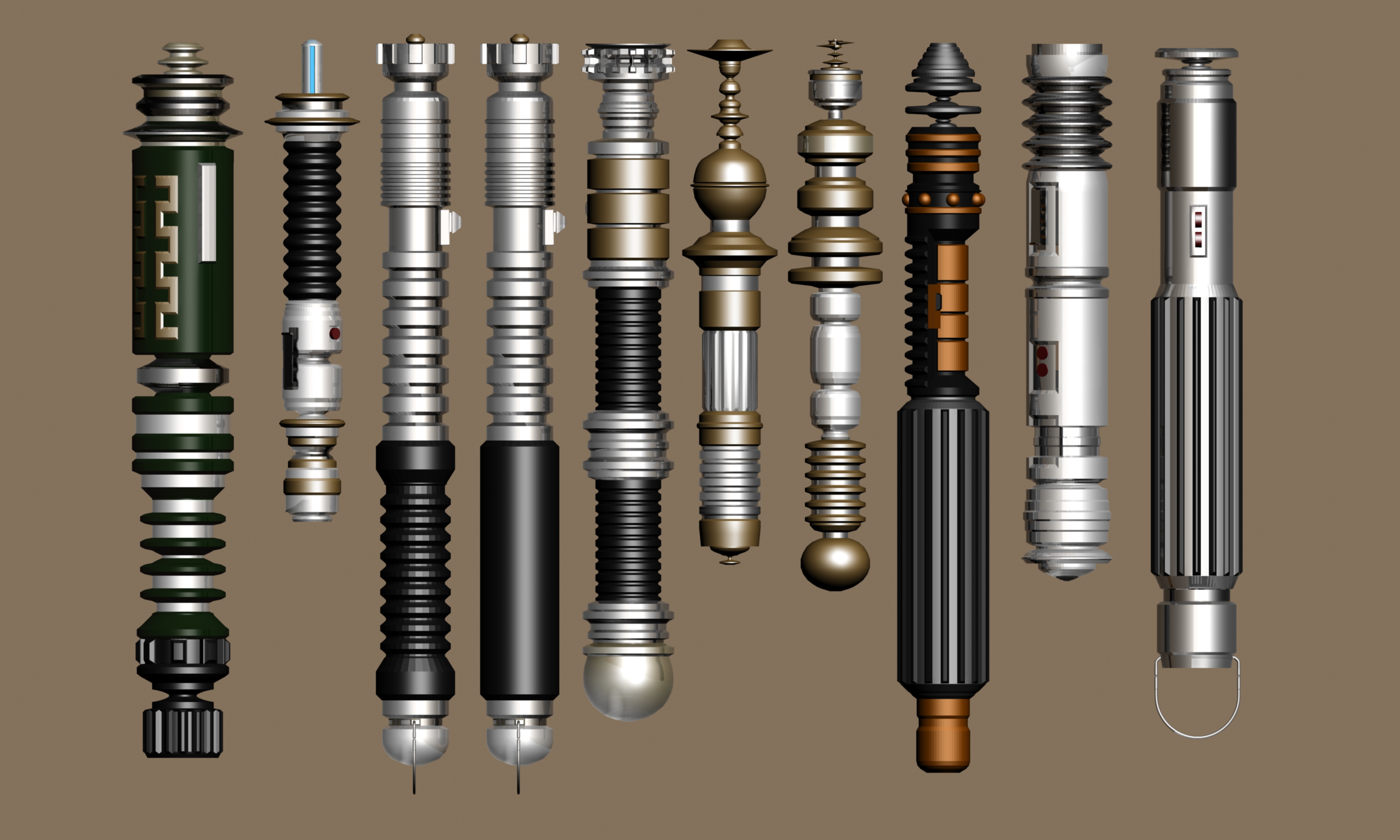 Lightsaber collection wip