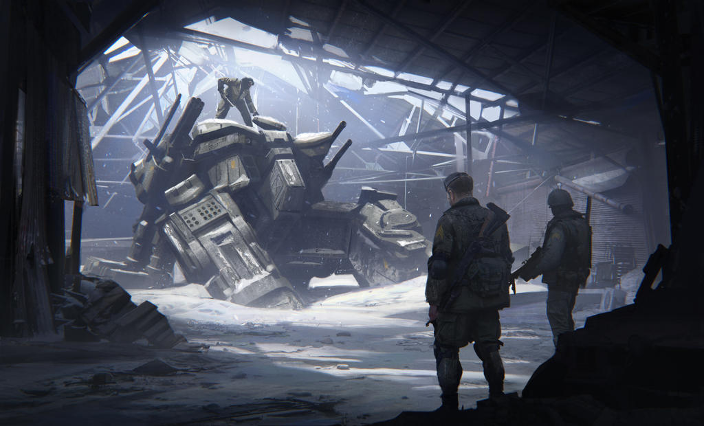 Mech Graveyard by HakobDesigns Mech Graveyard by HakobDesigns