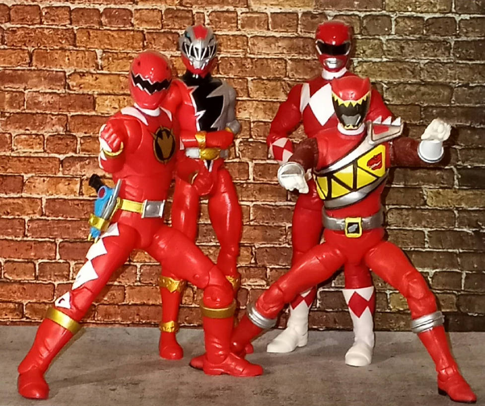 Red T-Rex Rangers United by titoponce1215 on DeviantArt