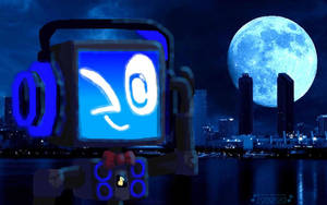 Fm: Fandroid Blue Moon View Wallpaper