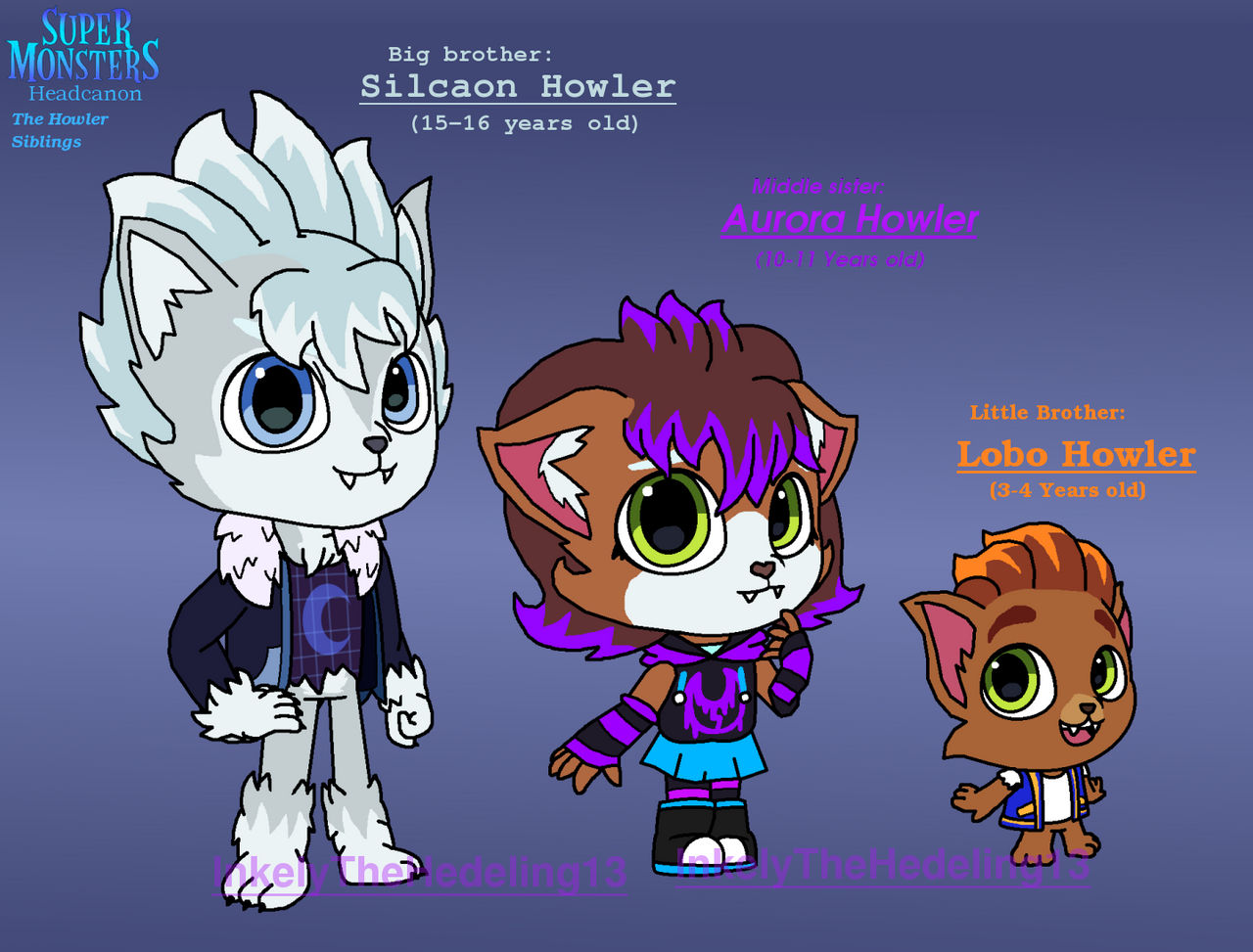 Sm: The Howler Siblings-Lobo's siblings headcanon