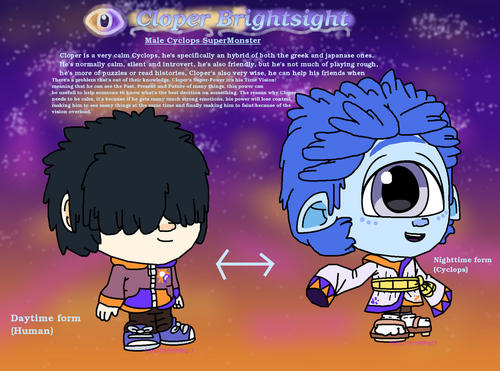 Cloper Sm: Cloper Brightsight Cyclop SuperMonster OC by ThePurpleSquidGirl on ...