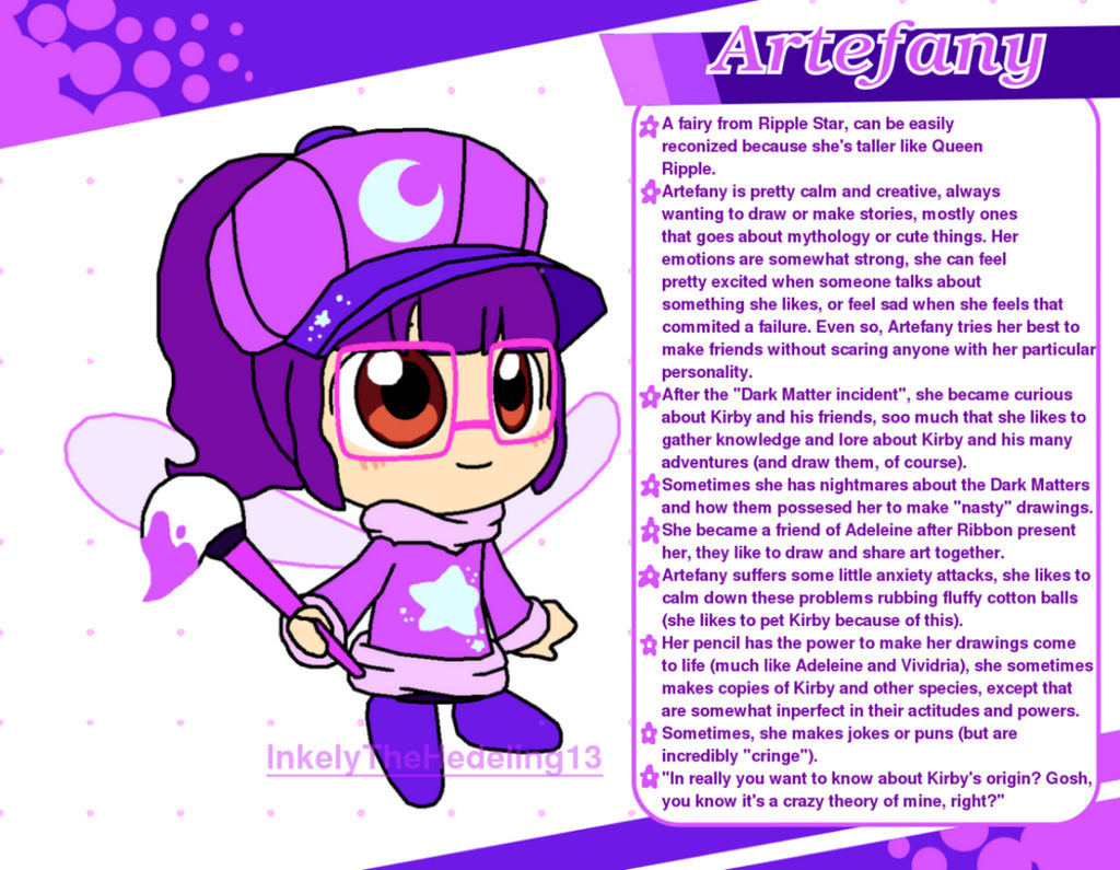 Kirby: Artefany Kirbysona Self-Instert OC