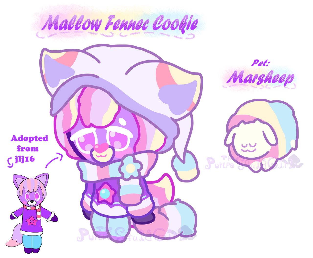 Cr: Cookie Run OC: Mallow Fennec Cookie