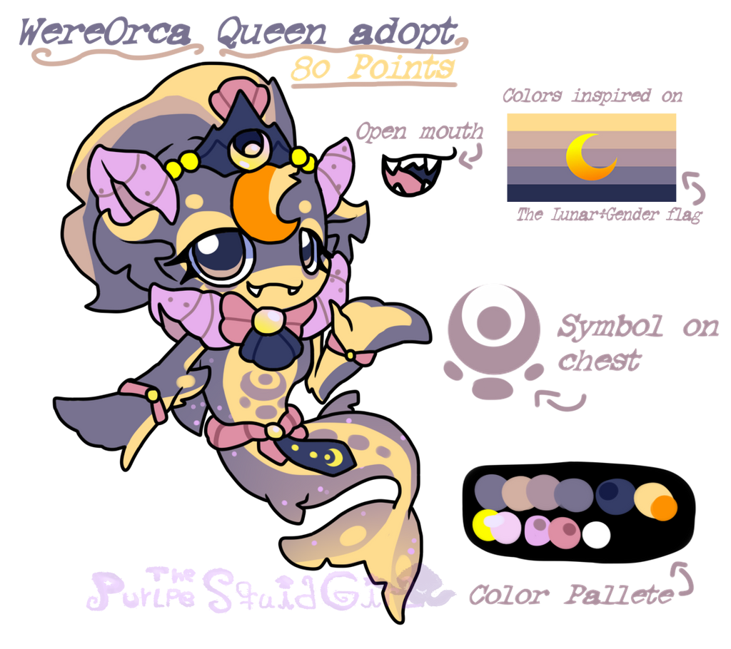 WereOrca Queen Adopt 80 Points (READ DESC)