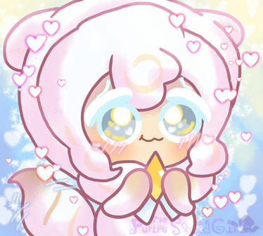 Cr Cream Ferret Cookie's fluffy cuteness