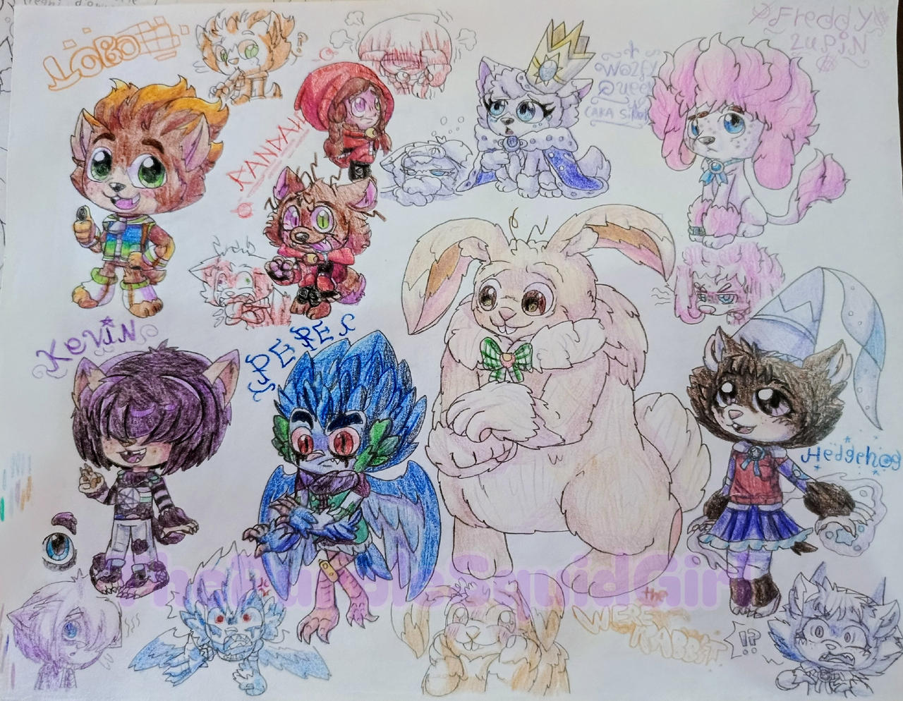 World of Weres AU: Character Concepts