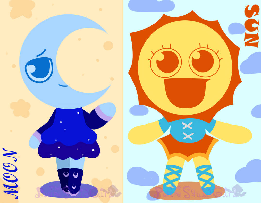 TADC' The Moon 'n The Sun but they're Humanoid by ThePurpleSquidGirl on ...