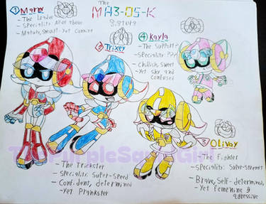 Original Characters: The MA3-OS-K Sisters