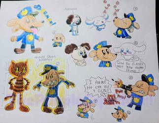 DM: Met Dog Man! + Doodles and such