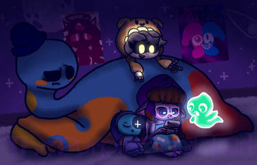 Crossover: Game Night along Friendly Indie Horrors