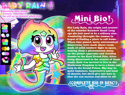 SMB: Lady Rain the Rainbow Star Ref+Bio