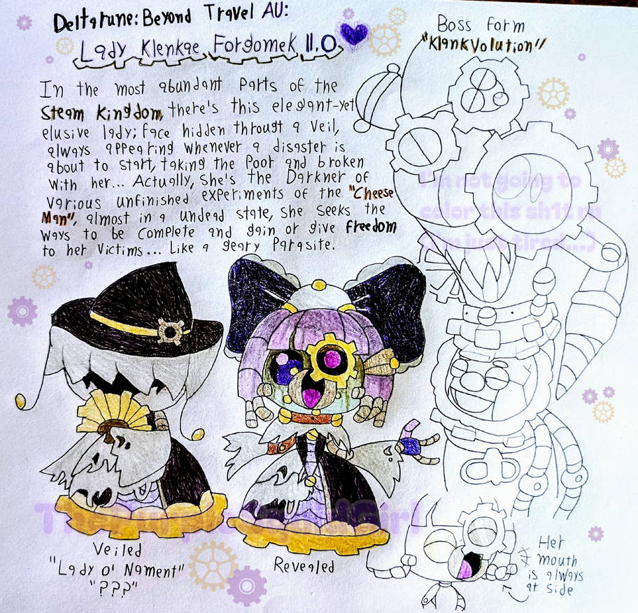 DRxWG AU: Lady Klenkae DR AU OC Concept