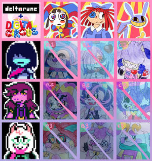OPEN Deltarune+TADC Fusion Grid Adopts 100 points