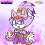 STH: Blaze but more royal-like (Sonic Rush 20th)