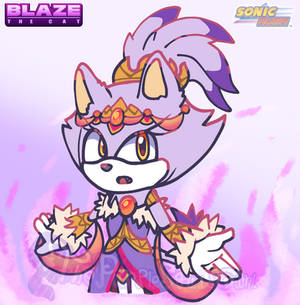 STH: Blaze but more royal-like (Sonic Rush 20th)
