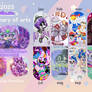 ThePurpleSquidGirl's Art Summary of 2025