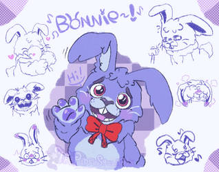 FNAF: Bonnie The Rabbit but in my style? Dood Dump