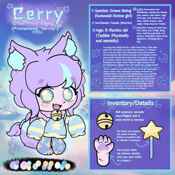 OC: Cerry the Dreamy Kid! Ref+Bio (READ DESC)
