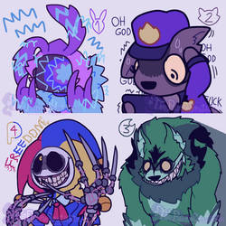 Random Crossover Doodles: Monster Edition