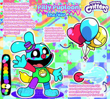 PP: Pilly Puploon Smiling Critter OC Ref+Bio