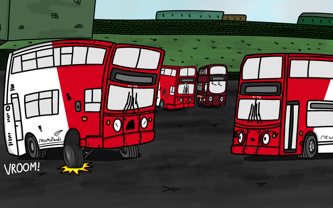 Buses: Volume 16 - English Class - Illustration #7 by NuriToxican on ...