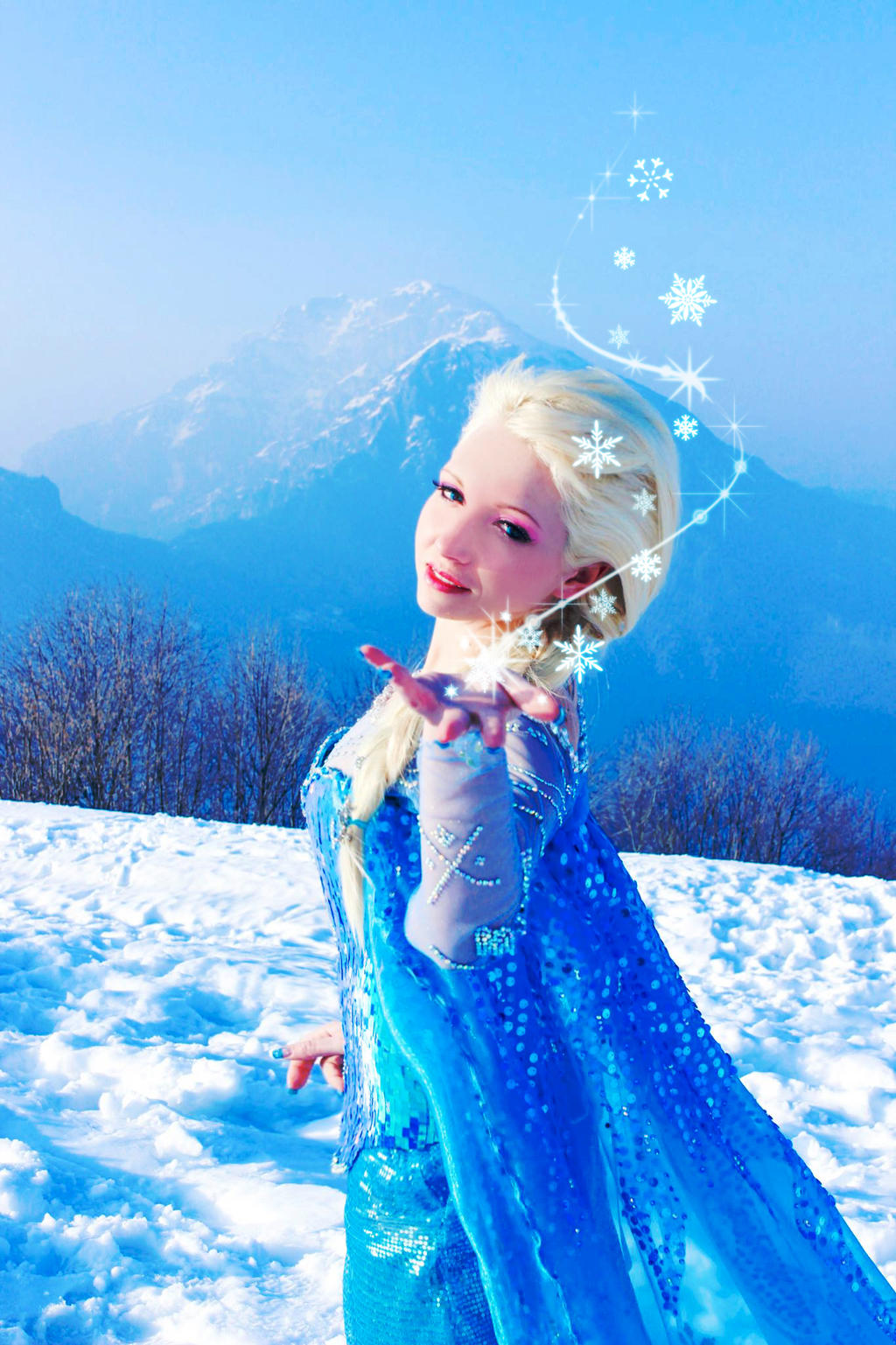 Snow magic - Elsa Frozen by FrancescaMisa on DeviantArt