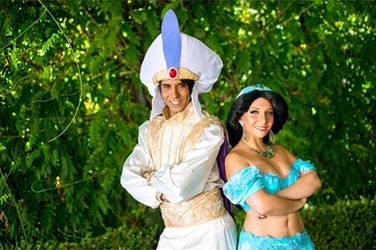 Prince Ali and Princess Jasmine by FrancescaMisa