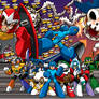 Mega Man 10 final bosses with bosses