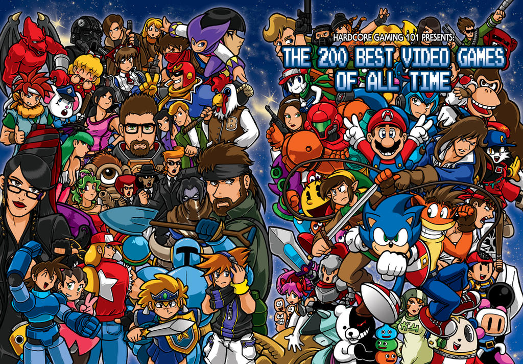 200 Best Video Games of All Time book cover by Thormeister DeviantArt