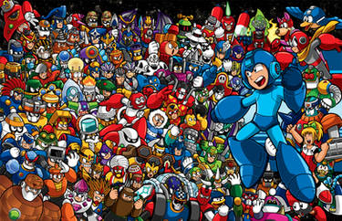 Mega Man Mega Poster