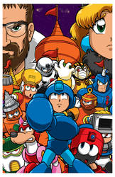 Mega Man 4 poster