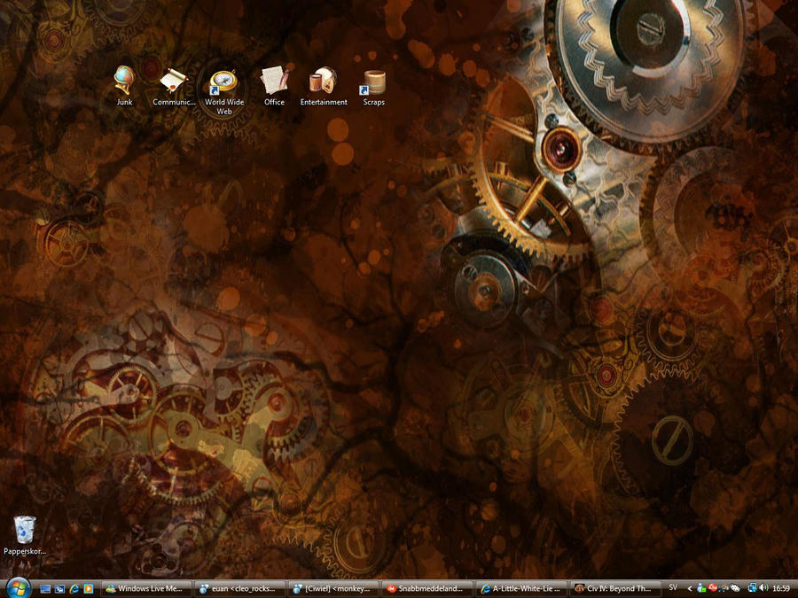 Steampunk desktop