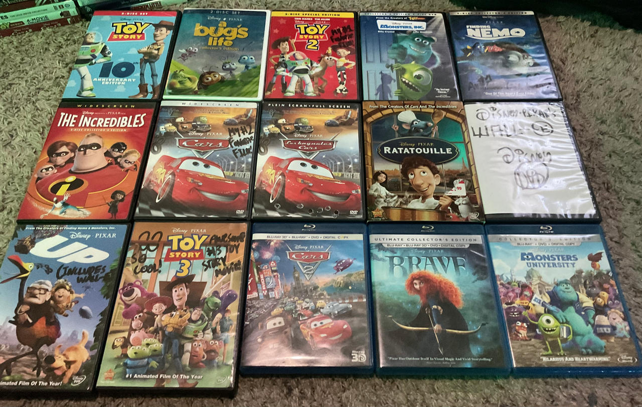 Pixar Collection My Pixar Collection by TheJBEagleFan1998 on DeviantArt