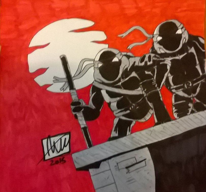 Tmnt Comic Rooftops TMNT rooftop scene by NowhereStudios on DeviantArt