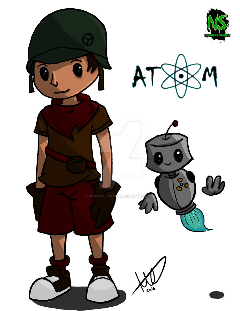 Character Roto Nuke Atom and nuke character designs by NowhereStudios on DeviantArt