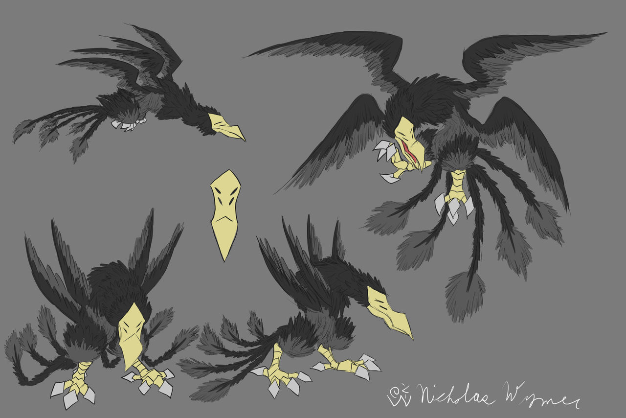 Raven Concept Art by Brimstone95 on DeviantArt